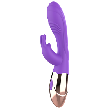 Vibratore Rabbit Viora Oro e Lilla, Stimolazione Punto G e Clitoride